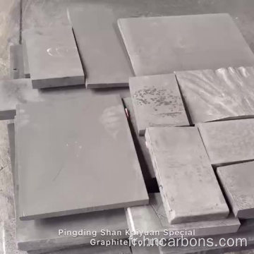 Bloc de graphite extrudé de haute pureté isostatique